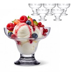 Diaglass 玻璃瑪格麗特冰淇淋杯 300ml, 單一顏色, 6個