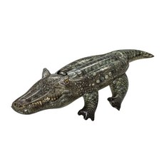 Bestway 孩童鱷魚造型充氣座椅, 1入, 綠色