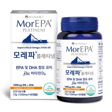 MINAMI MorDHA Omega 3 魚油膠囊 72g, 60顆, 1罐