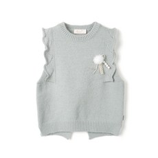 Perimitz 女童可愛荷葉邊針織馬甲 P2140K46422