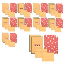 cleanis 插畫信紙組, 10套, 愛心熊