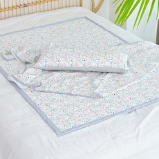 아띠블랑 유아용 인견 와이드 침구 3종 세트, 디노포레스트