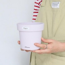 Moriann Platico Basis 塑膠花盆 雪紫色 13號 1個, 雪紫