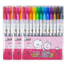 ibis 12色簽字筆 1234, CR 粉紅色(12345), 3個