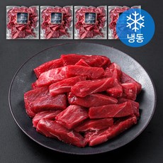 미트디자이너스 호주산 소고기 국거리용 (냉동), 4개, 250g