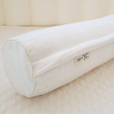 AiRabbit 嬰幼兒用絎縫U型枕 含枕芯 圓形, 人造絲