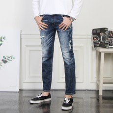 THEMIND 男士大尺碼牛仔褲 TM846