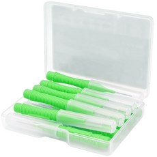 ASUS 라젠다 미니 컬러 치간 칫솔 그린, 0.8mm, 10개입, 1개