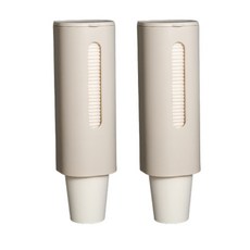 Tingall 簡約咖啡廳辦公室紙杯架 2入, 米色, 2個