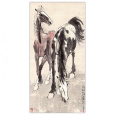 麗茲Janie 室內裝飾用品 書法 東方畫 馬 K13729 11