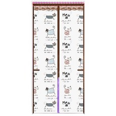 JOYnJOY 廚房隔板防寒乙烯基窗簾, 貓