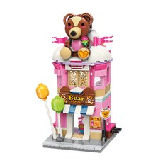 City corner 泰迪熊商店積木 C0109, 混色, 1個