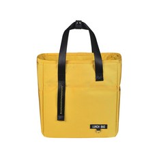 피크닉 도시락 보온가방, 옐로우, 1개