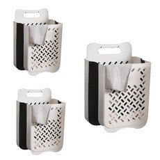 DG生活壁掛折疊洗衣籃 XL DG-27, GY, 3個