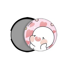 옴팡이 샤이닝 베리 스마트톡 싱글플레이트 세트, 러브샤워, 1세트