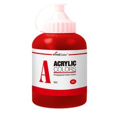 VIVId Color 壓克力顏料 紅色, 550ml, 1個