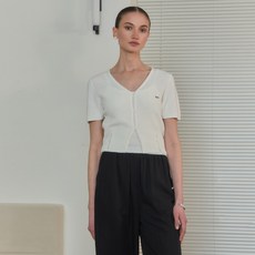 JUCY JUDY 女款針織上衣短袖開襟衫套裝 JZKT326A