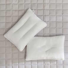 farfe 兩用可水洗頸椎枕, 2個, 白色