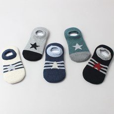 兒童氣墊船型襪 5雙