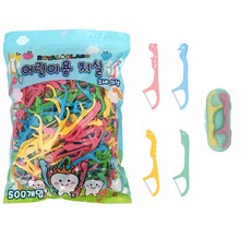 ROYAL CLASS 兒童牙線棒 附隨身收納盒 510支, Patterned, 1組