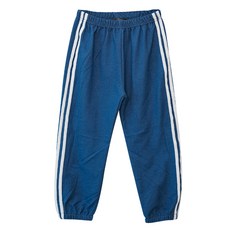 Playmall 兒童簡約線條束口褲