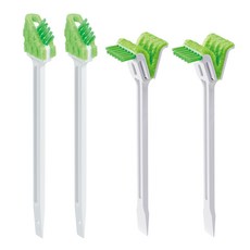 마메이타 다용도 틈새 청소 스틱 2p + 스텐 식기 건조대 청소 스틱 2p 세트, 혼합색상, 1세트