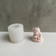 HOMEFLOW 北極熊香氛石膏居家裝飾矽膠模具 01, 單一顏色