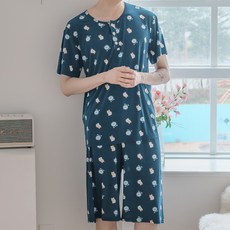 Mintcocoa 男性夏季短袖睡衣上下套裝