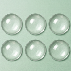 Marketpia 圓頂型傢俱保護防撞矽膠墊, 01 透明, 6個