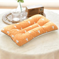 ahtty blanc 雙面一體式嬰兒枕, 1個, 白色小熊