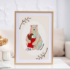 LOVELY FARM 金屬框架 任何人皆可輕鬆組裝的相框, 1個, 金色