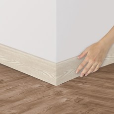 지엔홈 붙이기 쉬운 스티커형 띠벽지 몰딩시트, DRM-09 오크샌드 무늬목