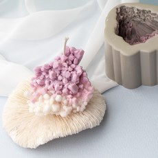 ANGLE THING 紫色香氣水晶立體矽膠模具, 單一顏色