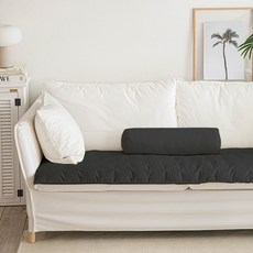 엘레나하임 에브리데이 원통 쿠션커버 + 솜 세트, 차콜 홈인테리어/침구 반품 최저가 41,310원