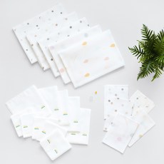 moms nature 幼兒用產前準備物竹纖維尿布 基本款 5入+招牌紗布 10入+壓花 5入組