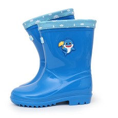 男童鯊魚印花雨靴