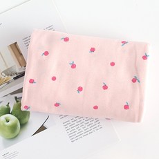 쁘띠피치 30수 싱글 다이마루 원단, 핑크, 1개