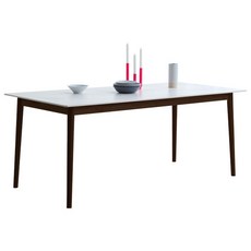 베스트리빙스칸디 세라믹 식탁 테이블 1805 방문설치, 화이트 + 월넛