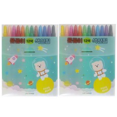 아트모아 뉴 색연필, 12색, 2개