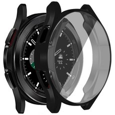 디지지 스마트워치 TPU 풀커버 실리콘 케이스, 블랙, 1개