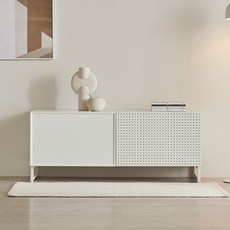 우아미 가구 아인 거실장 B 1200 방문설치, 화이트