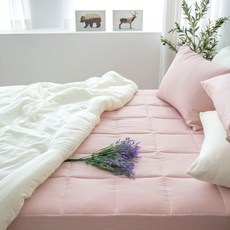 그래이불 말랑푸딩 누빔 매트리스커버