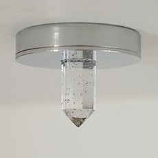 gongganlighting 鉛筆水晶LED直燈 5W 3000K 黃燈, 鉻合金, 1個