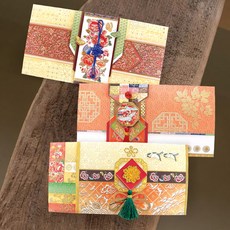 From&To 傳統紅包袋3件組 FB310-123, 混合顏色, 1套