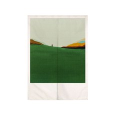 Vinterior粉彩風景雙開式隔間簾, TYPE 05