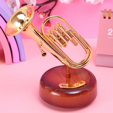 모던리빙 모형 소품 레트로 악기 오르골, 튜바