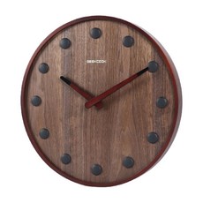 우드 심플 모던 인테리어 벽시계 RD_231, 오크