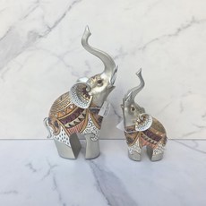 INTODECO 招財象裝飾品 2件組 1686G, 混合色