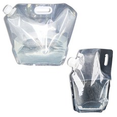 OON 다용도 캠핑 야외용 물 보관 탱크 5L + 15L 세트, 투명, 1세트