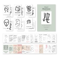 Monolike 亨利.馬蒂斯 Drawing 明信片 36款套組, 混色, 1套